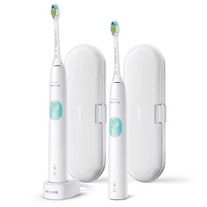 Philips Sonicare ProtectiveClean 4300 Dvojité Balení White + White HX6807/35