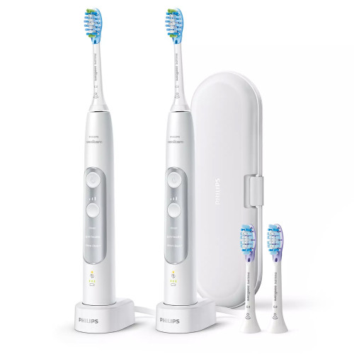 Philips Sonicare 7300 ExpertClean Dvojité Balení White + White HX9611/19