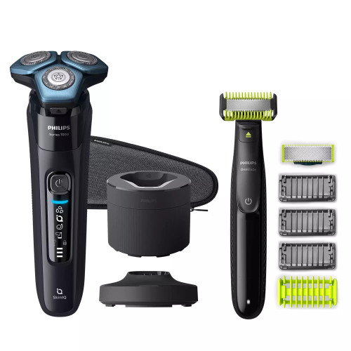 Philips Shaver Series 7000 Elektrický holicí strojek pro mokré a suché holení + OneBlade Tvář a Tělo S7783/78