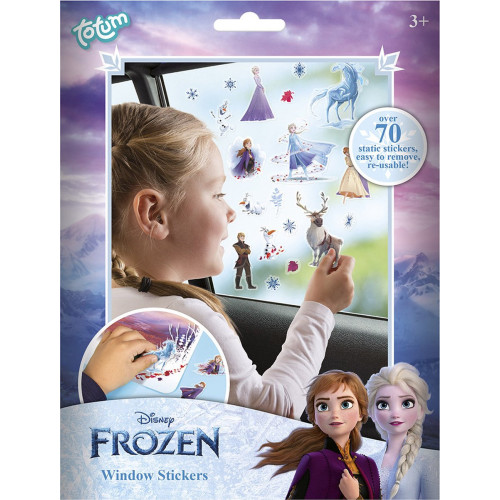 Dětské Adhezní Samolepky na Okno Frozen 2