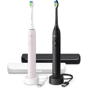 Philips Sonicare 3100 series Dvojité Balení Pink + Black HX4072/42