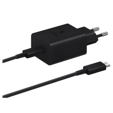 Samsung Super Fast Charging 45W USB-C Cestovní nabíječka Black + USB-C Datový Kabel