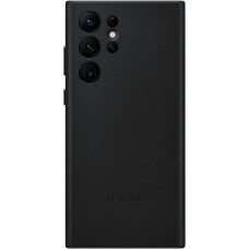 Samsung Kožený Kryt pro Galaxy S22 Ultra Black