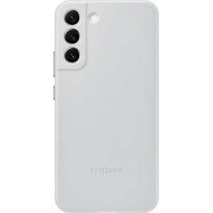 Samsung Kožený Kryt pro Galaxy S22+ Light Gray