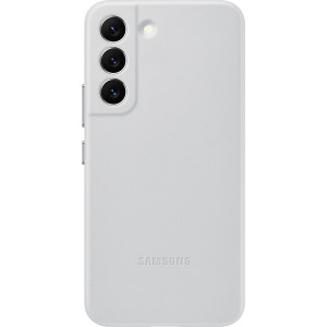 Samsung Kožený Kryt pro Galaxy S22 Light Gray