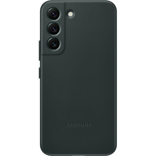 Samsung Kožený Kryt pro Galaxy S22 Green