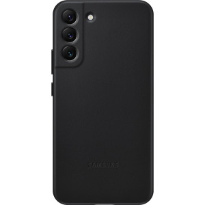 Samsung Kožený Kryt pro Galaxy S22+ Black