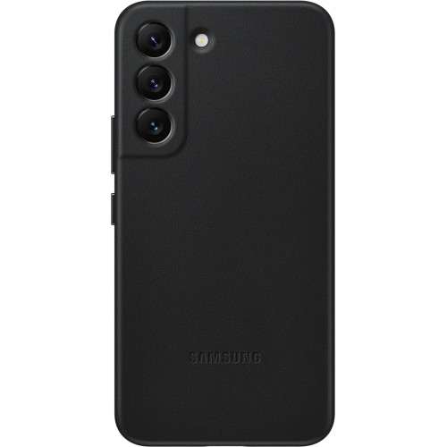 Samsung Kožený Kryt pro Galaxy S22 Black