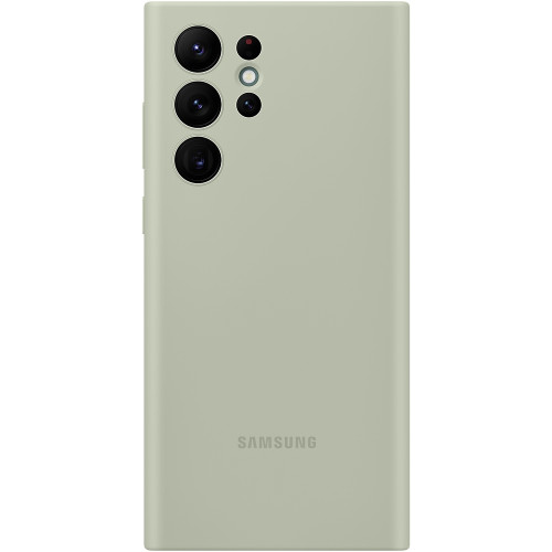 Samsung Silikonový Kryt pro Galaxy S22 Ultra Olive Green