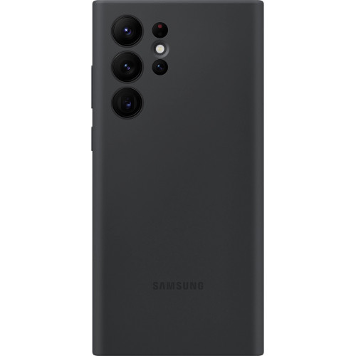 Samsung Silikonový Kryt pro Galaxy S22 Ultra Black