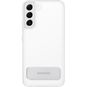 Samsung Clear Standing Kryt pro Galaxy S22+ Transparent