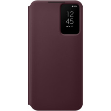 Samsung Clear View Cover pro Galaxy S22+ Burgundy