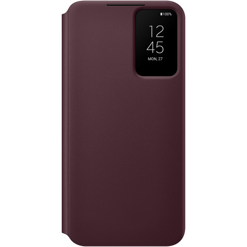 Samsung Clear View Cover pro Galaxy S22+ Burgundy Samsung Clear View Cover pro Galaxy S22+ Burgundy