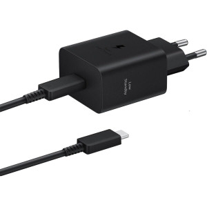 Samsung USB-C Cestovní nabíječka 45W + USB-C Datový Kabel 5A Black (1,8m)