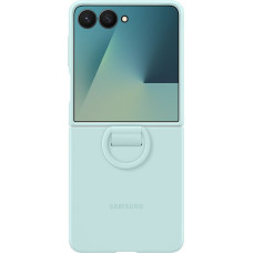 Samsung Silikonový Kryt s Kroužkem pro Galaxy Z Flip7 Light Cyan