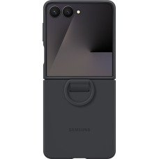 Samsung Silikonový Kryt s Kroužkem pro Galaxy Z Flip7 Black