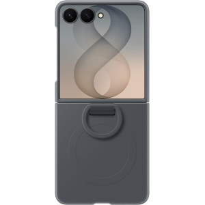 Samsung Silikonový Magnetický Kryt s Kroužkem pro Galaxy Z Flip8 Black