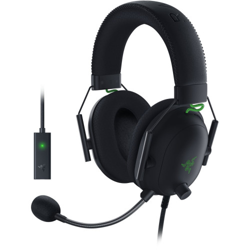 Razer BlackShark V2 Black + USB Sound Card