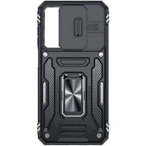 LeYi Camshield Pouzdro pro Samsung Galaxy A25 5G Black + Tvrzené SKlo